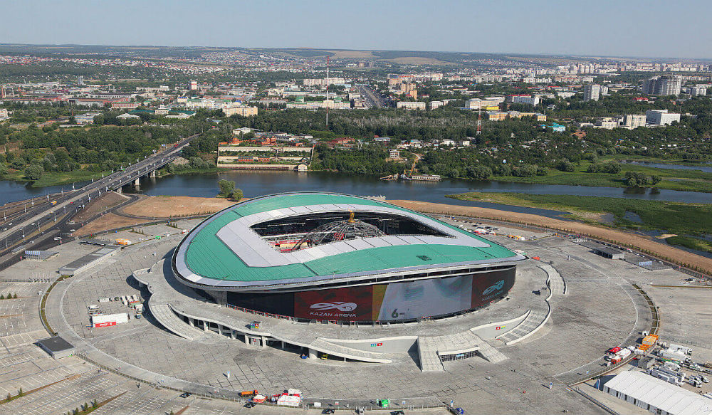 ملعب كازان أرينا - كازان-روسيا، يتسع لـ45 ألف متفرج