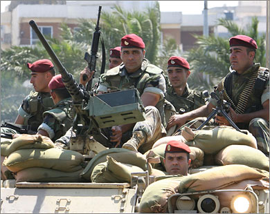 مناورة للجيش اللبناني