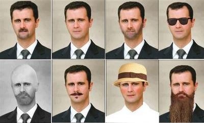 صور تخفي بشار الاسد