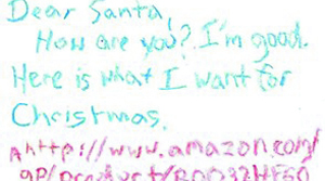 رسالة إلى بابا نويل