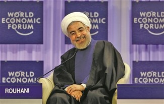 الرئيس الايراني حسن روحاني،