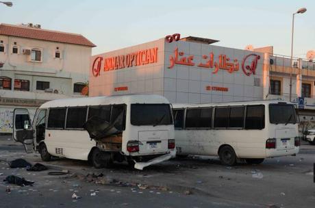 تفجير حافلة في البحرين