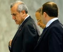 الرئيس سليمان وميشال عون وجبران باسيل