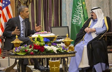 أوباما والملك عبدالله