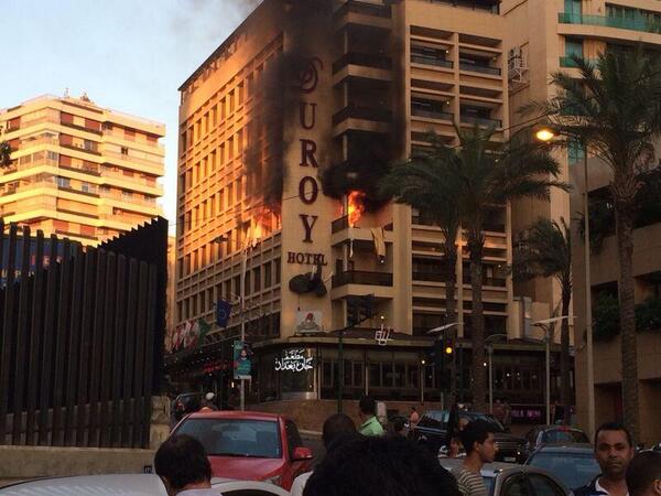 انفجار فندق الروشه