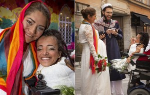 إيرانيتان مسلمتان تتزوجان