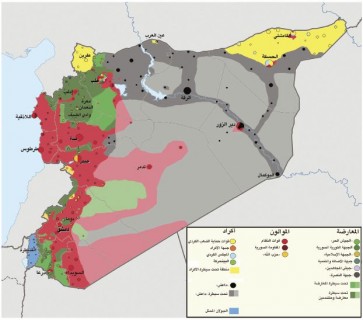 خريطة توسع داعش
