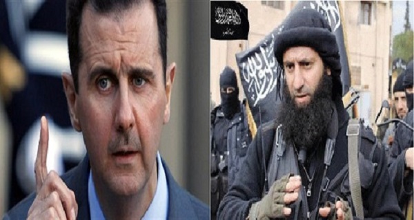 تنظيم داعش ونظام الاسد
