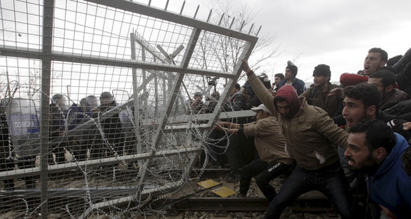 لاجئون سوريون في مقدونيا