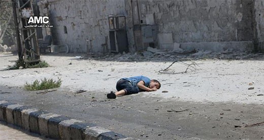 طفل سوري قتل في حلب