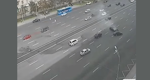 حادث سير روسيا