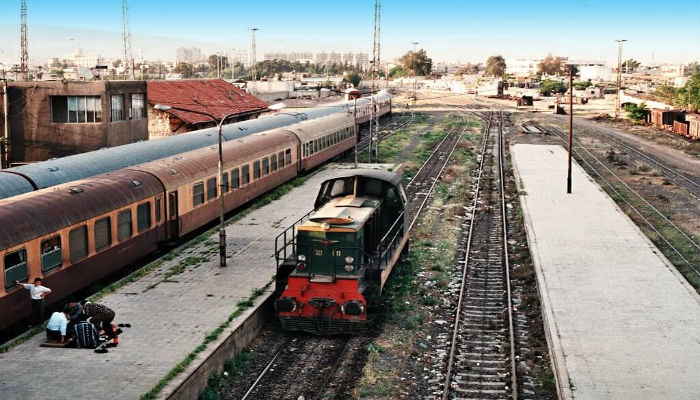 محطة القطار في دمشق.