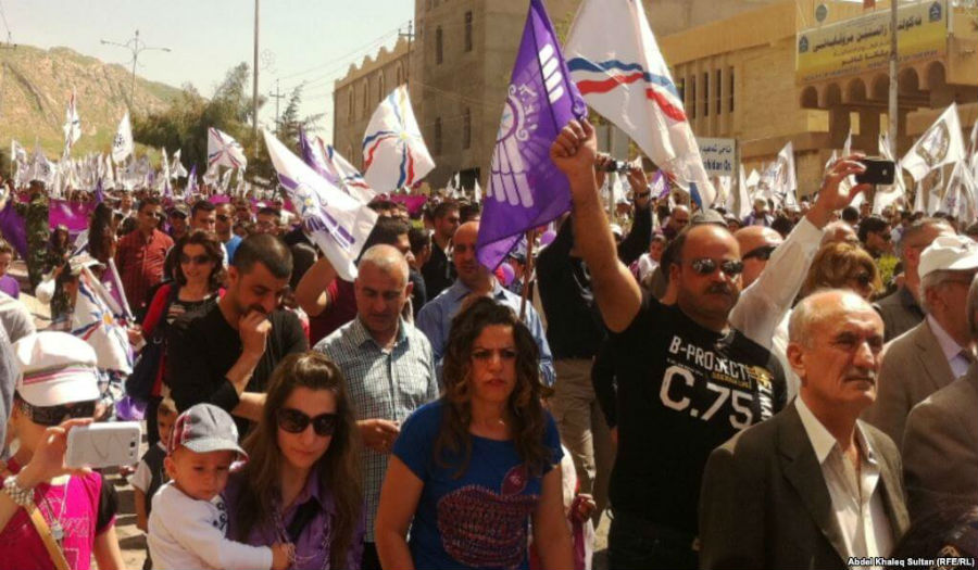 مسيرة إحتفال الآشوريين في العراق