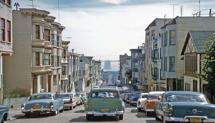 شوارع سان فرانسيسكو عام 1957