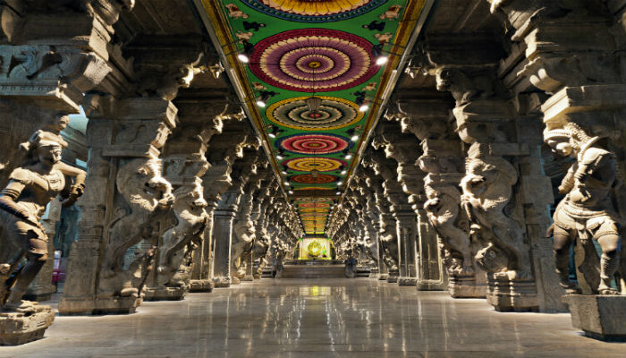 معبد ميناكشي في الهند من الداخل