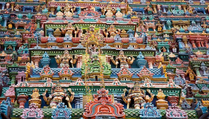 معبد ميناكشي في الهند