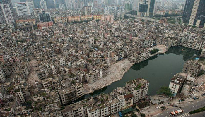 صورة للقرى الحضرية في الصين