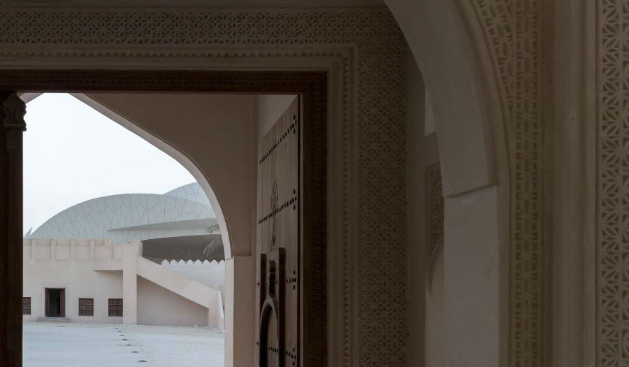 الزخرفة في متحف قطر الوطني 