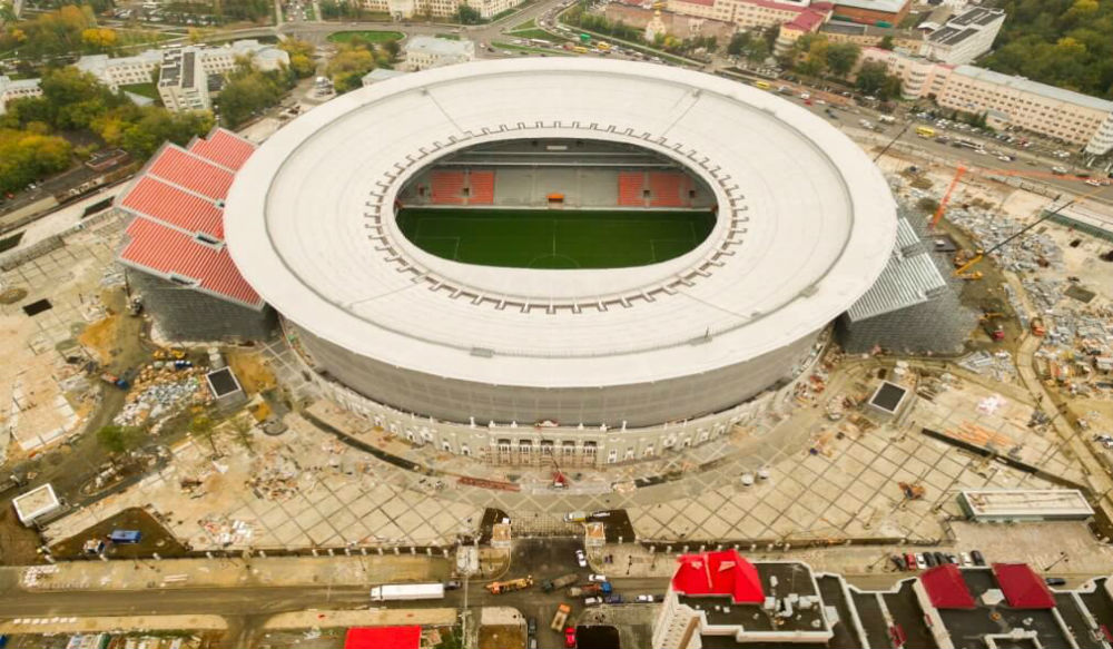 ملعب إيكاترينبرج-إيكاترينبرج في روسيا، يتسع لـ35 ألف متفرج
