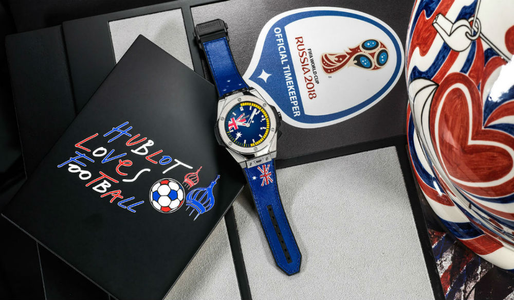 ساعة «هوبلوت» الذكية لمونديال روسيا 2018 لمنتخب إنكلترا