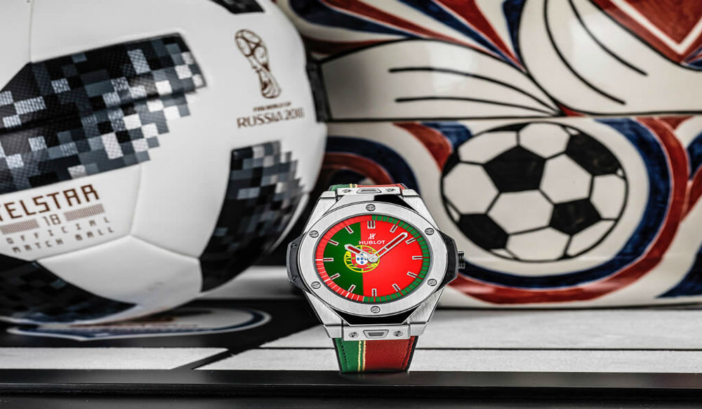 ساعة «هوبلوت» الذكية لمونديال روسيا 2018 لمنتخب البرتغال