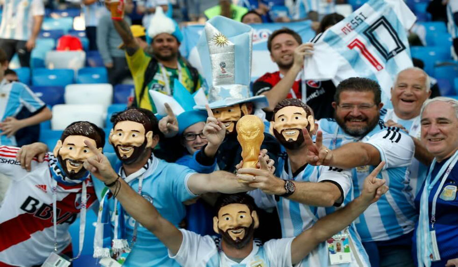 مشجعي الأرجنتين