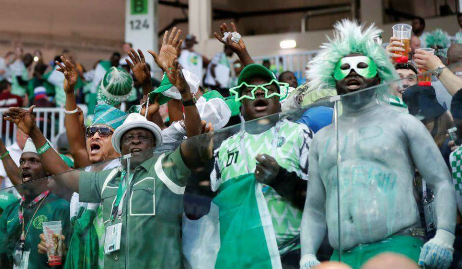 مشجعين نيجيريين
