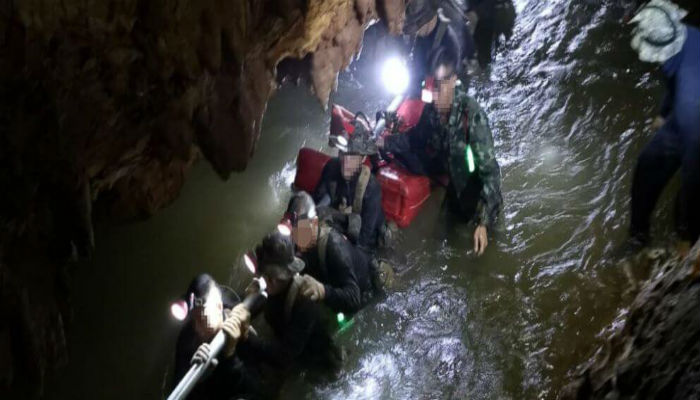 عملية إنقاذ فتية كهف «ثام لوانغ» في تايلاند