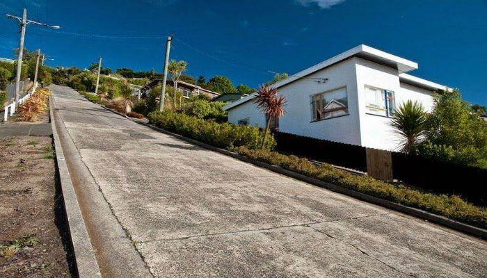 صورة تبين مدة إنحدار شارع "بالدوين" في نيوزيلندا