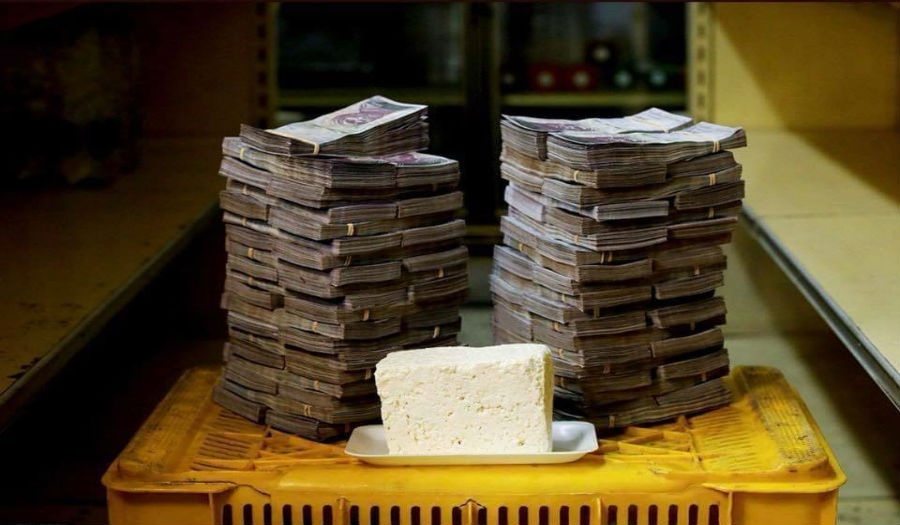 سعر الجبنة في فنزويلا بسبب التضخم المالي