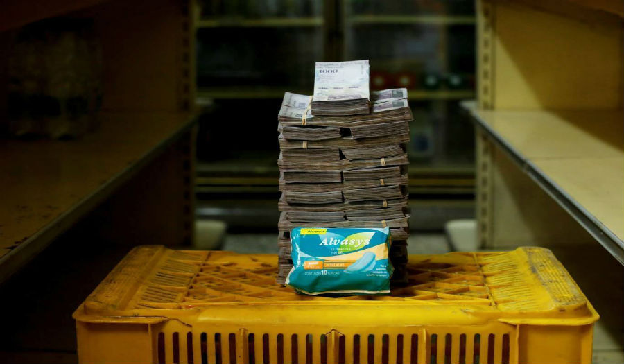 سعر الحاجات اليومية للنساء في فنزويلا بسبب التضخم المالي