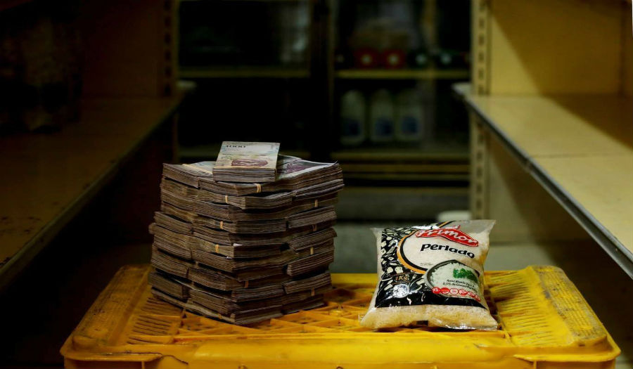 سعر الأرز في فنزويلا بسبب التضخم المالي