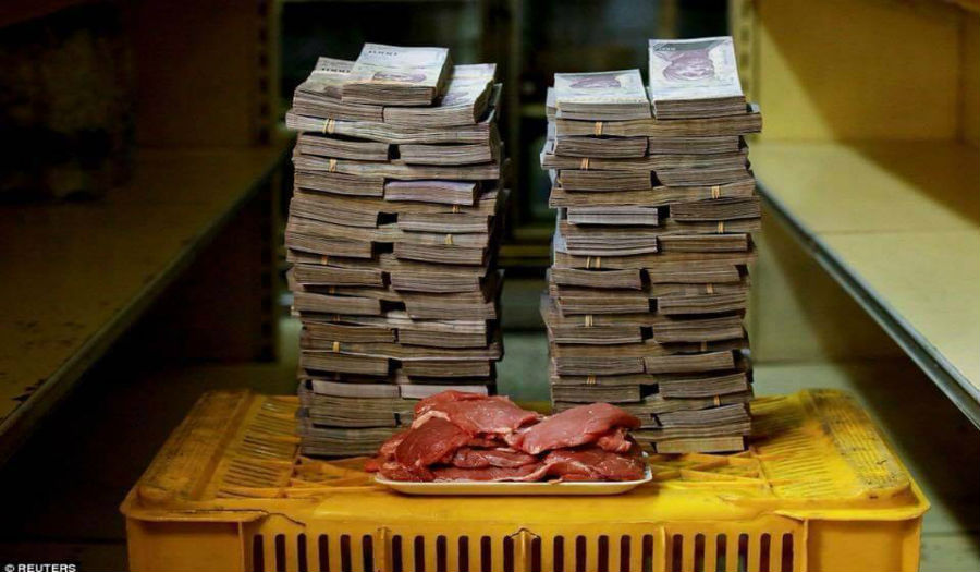 سعر اللحوم في فنزويلا بسبب التضخم المالي