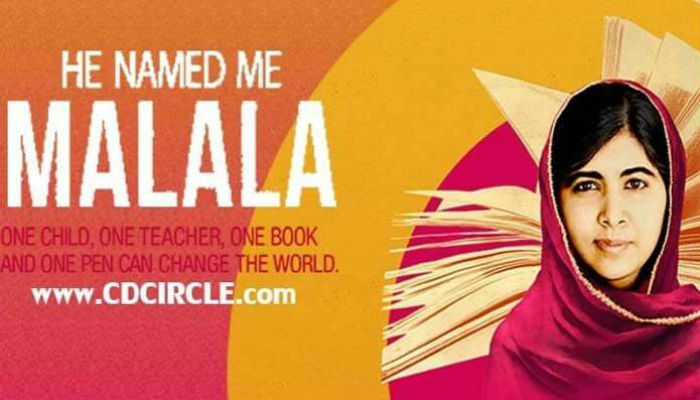 الفيلم الوثائقي عن حياة "ملالا يوسفزي" تحت عنوان "أسماني ملالا".
