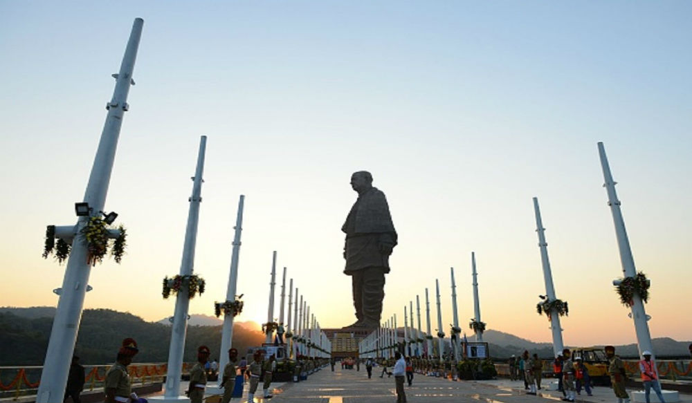 أطول تمثال في العالم في الهند للسياسي «ساردار فالابهاي باتل»