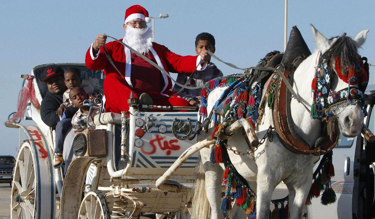 إحتفالات عيد الميلاد في صيدا-لبنان.