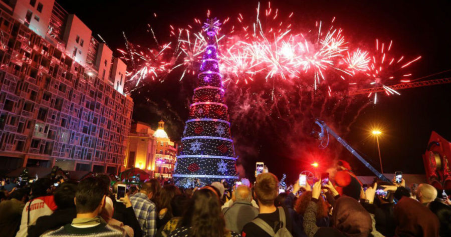 شجرة الميلاد في بيروت