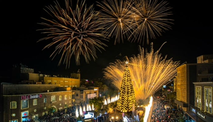 إضاءة شجرة الميلاد في جبيل-2018.