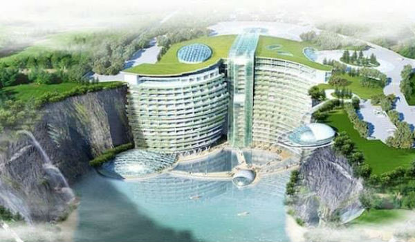 فندق "إنتركونتيننتال شانهاي وندرلاندا" في الصين.