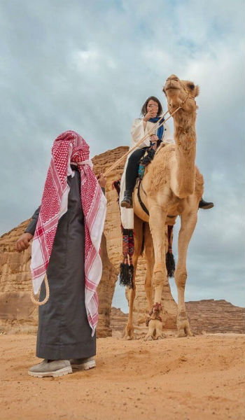 صورة مميزة لمدائن صالح في السعودية، بعدسة المصوّر "Antoine Collas".