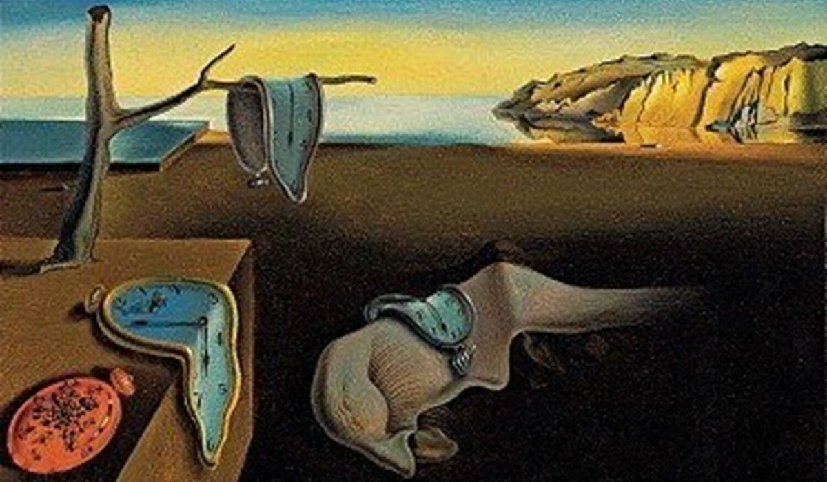 أما لوحة "ثبات الذاكرة" للفنان الإسباني "سلفادور دالي" فقد رسمها عام 1931، وهي واحدة من أكثر اللوحات المتميزة في تاريخ الفن، ويعتقد البعض أن اللوحة مستوحاة من نظرية نسبية لـ"ألبرت أينشتاين".