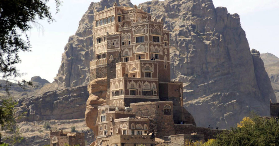 قصر "دار الحجر" في اليمن