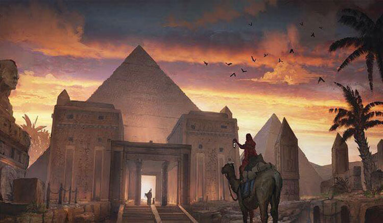 الحضارة المصرية القديمة كما تخيلتها لعبة "Assassin’s Creed: Origins" في عصر "البطالمة" في مصر.