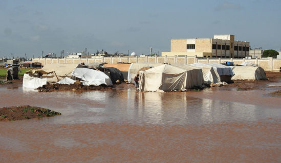 فيضانات خيم النازحين شمال سوريا