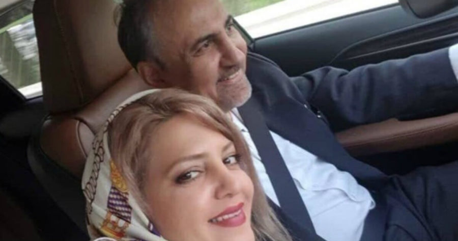 المستشار السابق محمد علي نجفي وزوجته المقتولة ميترا نجفي