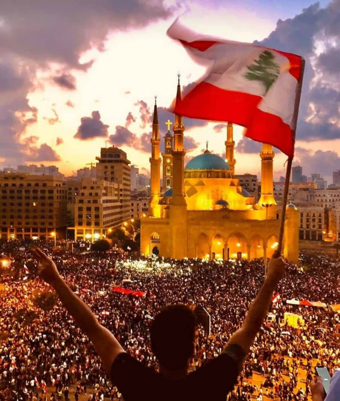 ثورة لبنان - ساحة الشهداء