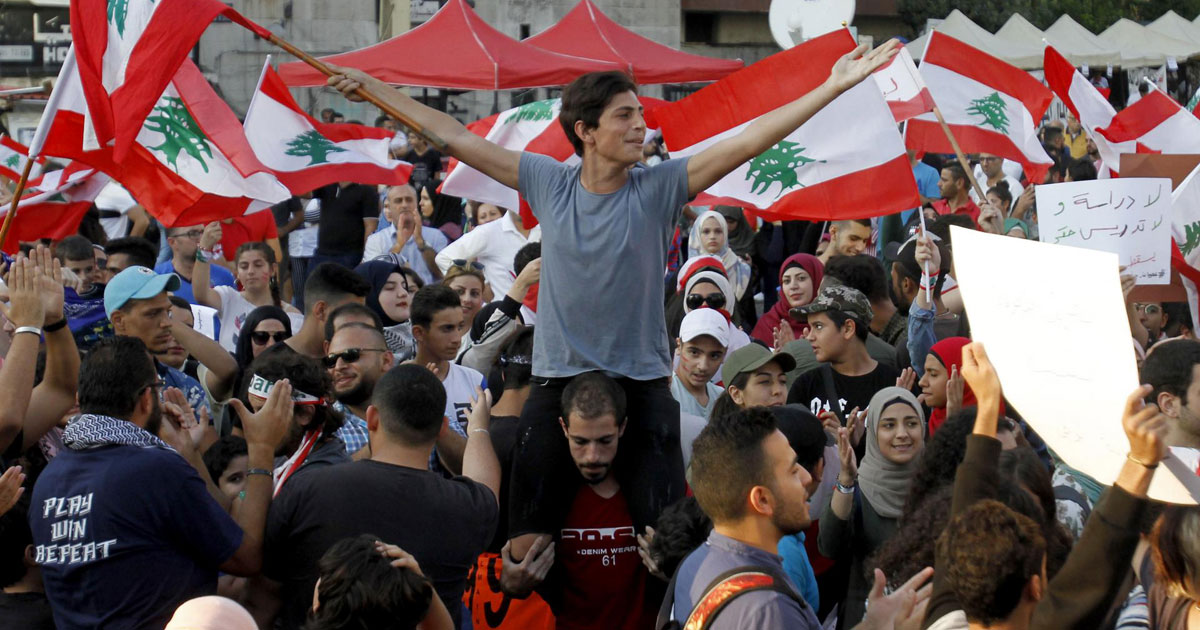التظاهرات في لبنان