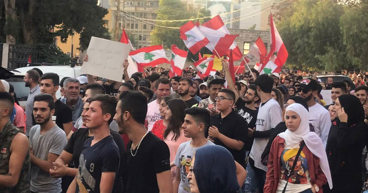النبطية الاحتجاجات