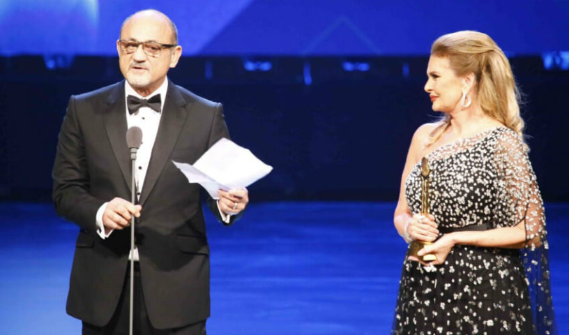 يسرا والمخرج شريف عرفة
