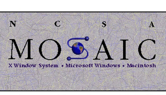 أول متصفح إنترنت "Mosaic" (عام 1993)